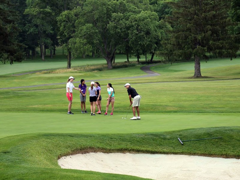 The Copper Hill golf course has five separate sets of tees to meet the needs of every golfer.