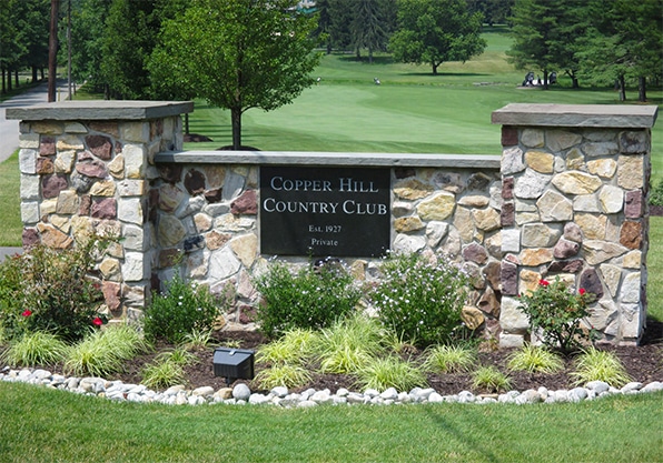 CHCC Signage, Entrance to Country Club and Golf Course - Hunterdon